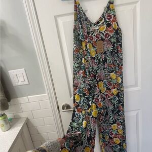 NATURAL LIFE Multicolor Floral Jumpsuit